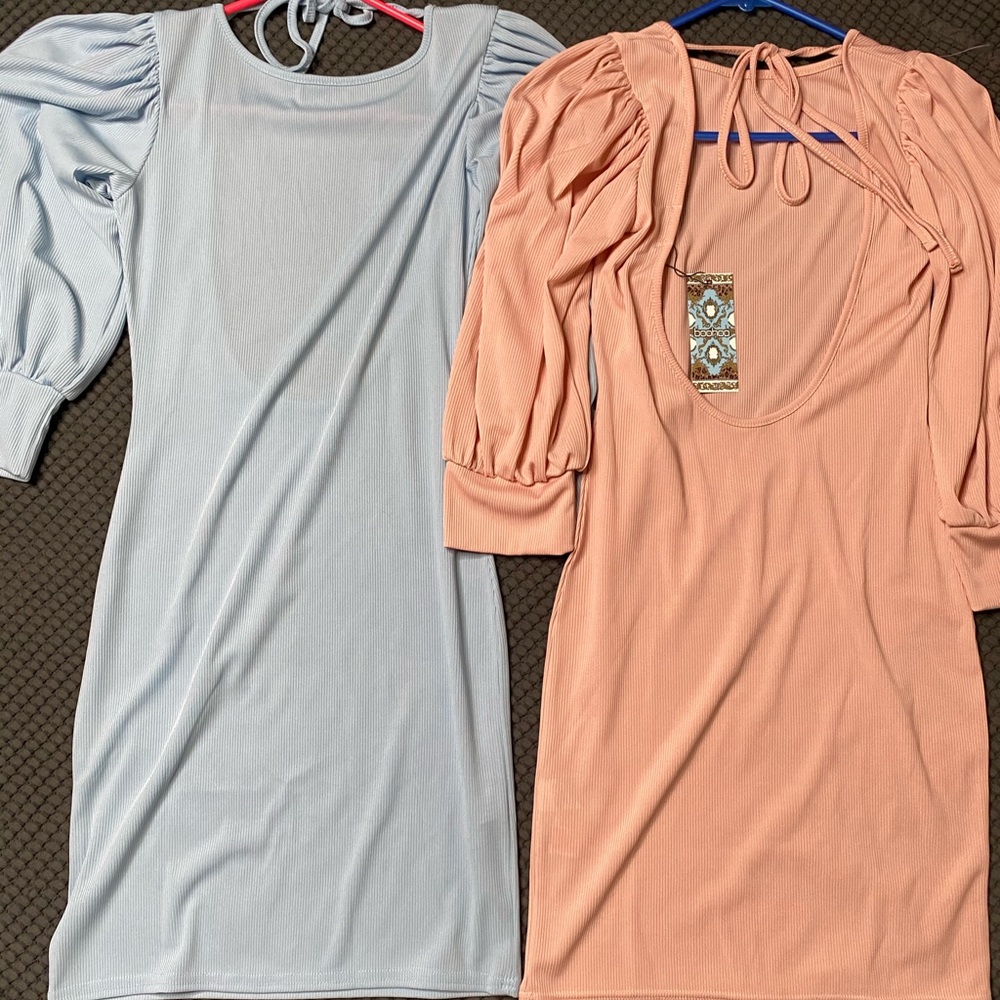 Boohoo long sleeved mini dress